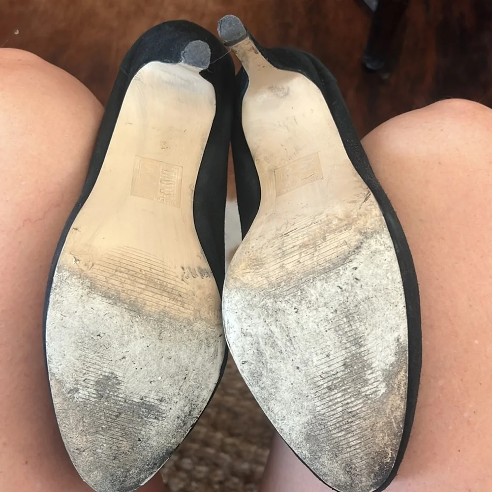 Dolce Vita Suede Heels - Picture 6 of 9